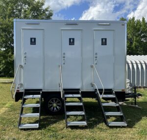 restroom trailer front view raleigh nc